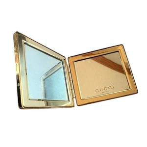 GUCCI Premiere Double Mirrored Compact Mirror - Gold - Picture 1 of 19