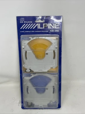 Alpine CD Shuttle 6-Disc Compact Disc Changer Magazine  KAE-216C  **Read - Image 1 of 4