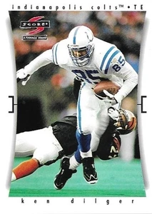 1997 SCORE KEN DILGER #222 INDIANAPOLIS COLTS - Picture 1 of 2