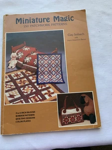 1981 Miniature Magic 150 Patchwork UNCUT Patterns Doll House-Imbach & Bacon Book - Bild 1 von 3