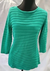 DANA BUCHMAN DAMEN SHIRT LANGARM STRETCH GRÜN GR. S - Bild 1 von 8