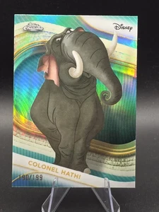 2025 Topps Cromo Disney Coronel Hathi Aqua Refractor/199 - Imagen 1 de 2