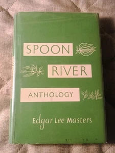 Spoon River Anthology by Edgar Lee Masters – 1964 Macmillan Co. - Dust Jacket - Picture 1 of 20