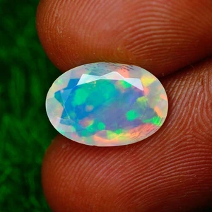 2.9Ct IF Oval 14 X 9 mm 3D Multi Flashy 100% Genuine Solid Welo Cut Opal - Picture 1 of 5