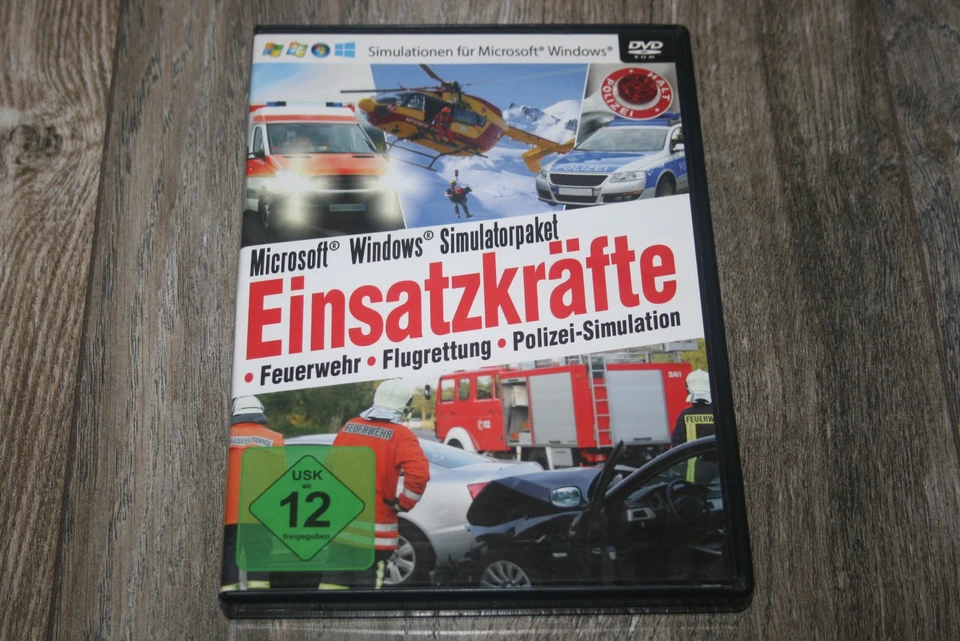 Einsatzkräfte Feuerwehr ; Flugrettung ; Polizei Simulation 1 CD DVD-ROM - Bild 1 von 1
