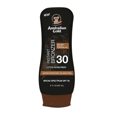 Australian Gold Instant Bronzer SPF 30 Lotion Sunscreen 8 fl oz (237 ml) - image 1 of 2