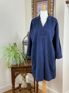 Quality Phase Eight Soft Mid Wash Denim Knee Dress/Tunic Size 16 - Picture 1 of 12