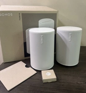Sonos Era 100 Pro pair white B2E1PROUS1HB ✅❤️️✅❤️️ BRAND NEW OPEN BOX - Picture 1 of 5