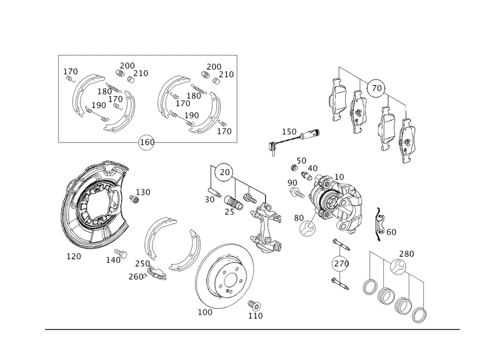 Genuine Mercedes-Benz Brake Disk Vented 000-423-09-12-07 — 第 1/1 张图片