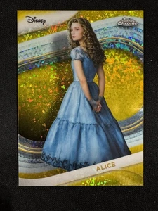 2025 Topps Chrome Disney Alice Yellow Mini-Diamond Refractor #175 - Picture 1 of 2