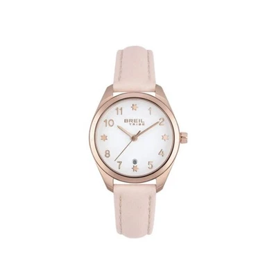 Relógio Feminino Breil Time of Love EW0700 - Mostrador Branco, Pulseira de Couro Rosa - Imagem 1 de 3
