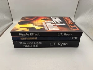 Jack Noble Thriller by LT Ryan Lot of 3 Trade PB Mystery Suspense Spy Novels - Picture 1 of 7