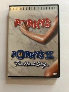Porkys/ Porkys II: The Next Day (DVD, 2001, Fox Double Feature) -Like New - Imagen 1 de 4