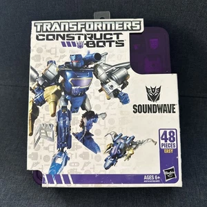 Transformers Construct Bots Elite Class E1 02  Soundwave Buildable Action Figure - Foto 1 di 13