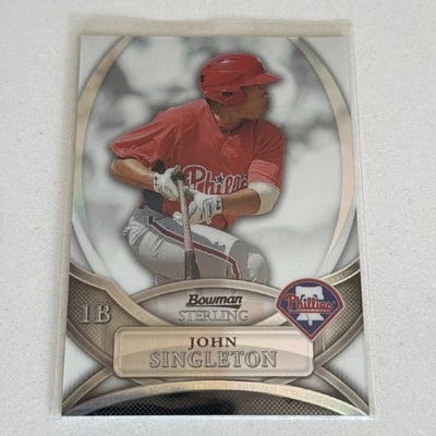 John Singleton Topps Bowman Sterling 2010 Phillies MLB BSP-JS /199 - Image 1 of 3