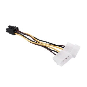 A Dualer 4-Pin Molex IDE Auf 6-Pin PCI-E Grafikkarten-Stromanschlusskabelad1037 - Bild 1 von 8