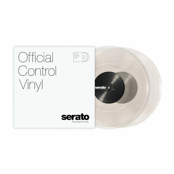 Serato Standard Colours 10" Control Vinyl Records (clear, pair) - Image 1 of 1