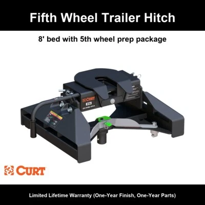 Se adapta a Nissan Titan XD 2016-2024 platón de 8' con equipamiento de enganche de quinta rueda E16 Foto 1 de 4