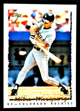 1995 Topps Baseball Card #615 Mike Kingery (Colorado Rockies) .....S0057