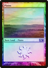 Plains (230) FOIL Magic 2012 / M12 NM Basic Land MAGIC GATHERING CARD ABUGames
