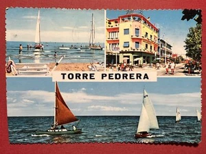 Cartolina - Torre Pedrera ( Rimini ) - Vedute diverse - 1959 - Foto 1 di 2