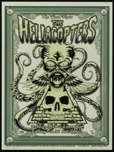 Dirty Donny Alan Forbes Hellacopters 2008 Schweden Siebdruck Konzert Poster Neuwertig - Bild 1 von 1