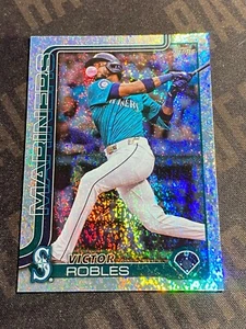 Victor Robles 2025 Topps Series 2 Sandglitter #572 Seattle Mariners Parallel - Picture 1 of 2