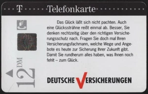 Telefonkarte S 12 08 95 Aufl. 1.000.000 Deutsche Versicherungen # 85 - Bild 1 von 2