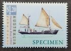 *LIVRAISON GRATUITE Australia Day 1992 transport par voilier (timbre spécimen) neuf neuf dans son emballage *rare