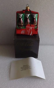POLONAISE COCA COLA COKE 6 PACK CHRISTMAS ORNAMENT BY KOMOZIA GP803 KURT ADLER - Picture 1 of 8