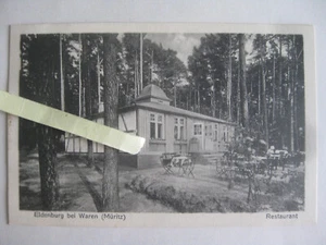 Antigua postal litográfica eldenburg b. weren restaurante Müritz - Imagen 1 de 2