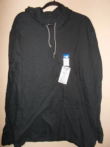 NWT Gildan Mens Size 2X Black Hoodie Long Sleeves - Picture 1 of 3
