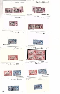 Estampillas Bermudas stock distribuidor entre 120-168 con duplicados cv 665,25 (mb18) - Imagen 1 de 12