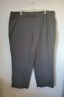 Bob Mackie Wearable Art Pants Womens Pull On Soft Color Charcoal Size 3X used