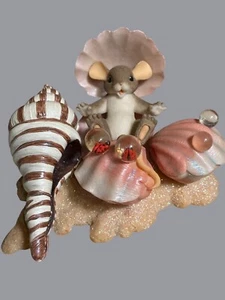 Fitz and Floyd Charming Tails Figurine Happy as a Clam - Picture 1 of 10