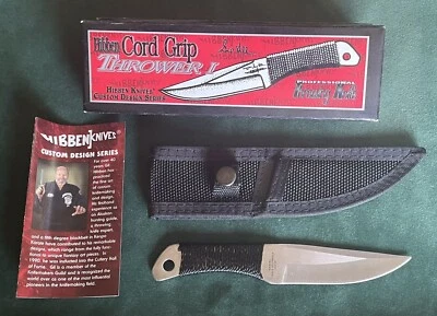 NUEVO Cuchillo Hibben Cord Grip Thrower I UC-946 Cuchillos de Lanzamiento Mango con Cable Foto 1 de 4