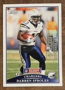 2009 Topps Football Kickoff /2009 DARREN SPROLES #68 Saints - Picture 1 of 2