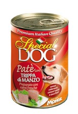 SCATOLETTE MONGE CANE ADULTO CIBO PER CANI UMIDO SPECIAL DOG PATE TRIPPA...