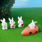 Chinese Style Bunny Ornaments Rabbit Micro-landscape Ornaments  Garden Decor