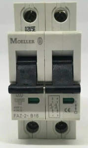 FAZ-2-B16 MOELLER EATON Thermischer Magnetschutzschalter Miniatur B Curv (20) - Bild 1 von 6