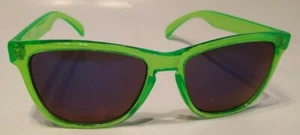 Vintage estilo frogskyn con marco fluorescente cristal verde claro - Imagen 1 de 5