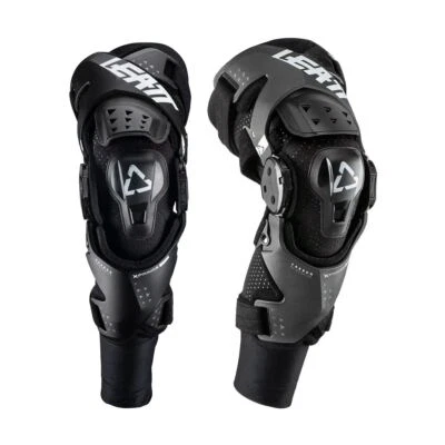 Leatt 2024 X- Frame Hybrid Knee Braces Black  Motocross MX Off Road Quad ATV - Image 1 of 4