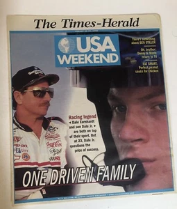 August 1998 USA Weekend Magazine Dale Earnhardt Dale Earnhardt Jr - Foto 1 di 2