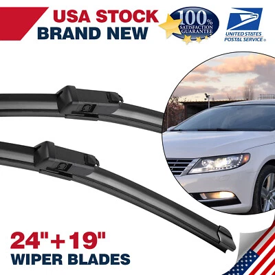 Limpiaparabrisas delantero 24"+19" toda temporada para Volkswagen Jetta 2011-2018 Foto 1 de 4