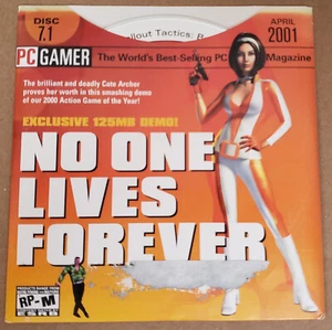 PC Gamer Demo CD 7.1 April 2001 No One Lives Forever exklusive 125 MB Demo & mehr - Bild 1 von 3