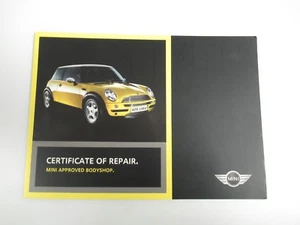 Original BMW MINI Reparaturgutachten Vor Facelift R50 R52 R53 Cooper One S - Bild 1 von 3