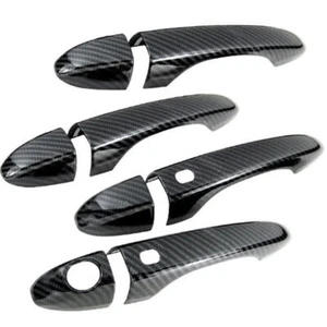 For 2013-2016 Dodge Dart Sedan Carbon Fiber Side Smart Door Handle Covers Trims - Bild 1 von 3