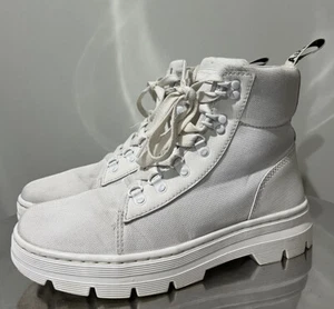 Dr. Martens Womens Combs White Combat Boots Size 9 (2006319) - Picture 1 of 10