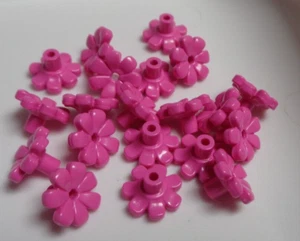 Lego 32606 6206151 Flower with 7 Thick Petals and Pin Bright Purple x20 - Picture 1 of 1