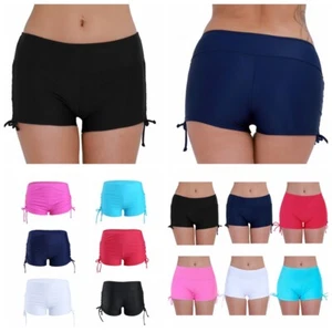 Costume da bagno donna pantaloncino vita alta fondo costume da bagno tavola-shorts - Foto 1 di 46